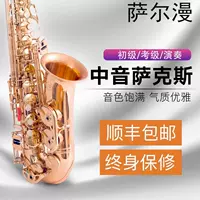 Saxophone Người mới bắt đầu Giới thiệu về Sal Man Saxophone Nhạc cụ Người mới bắt đầu Treble Tenor tầm trung - Nhạc cụ phương Tây đàn guitar cordoba