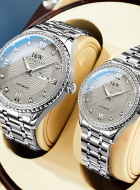 正品iw爱沃驰情侣手表情侣款一对机械表礼物1314手表男女新款腕表