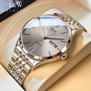 正品iw爱沃驰手表男士机械表全自动男款官方旗舰店品牌简约男腕表