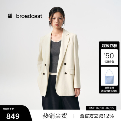 【播奥莱】播秋季通勤西装女休闲显瘦气质西服BDS3XD3073