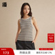 条纹上衣DDR2SD5577 条纹吊带背心女休闲修身 播奥莱 播无袖