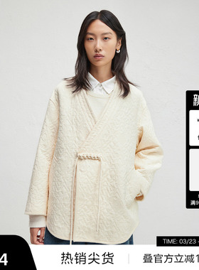 【播奥莱】播商场同款轻薄短外套女秋新新中式上衣BDR3WD3225