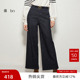 播奥莱 复古阔腿裤 播 商场同款 女宽松长裤 BDR3KD2234