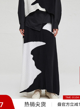 【播奥莱】播商场同款设计师胶囊系列春秋半身裙女BDR3BD3067