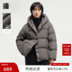 播短款 播奥莱 宽松连帽羽绒服女冬新休闲面包服DDR4RD5132