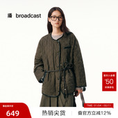 播圆领休闲羽绒服短款 播奥莱 女秋冬宽松保暖外套DDS4RD5280