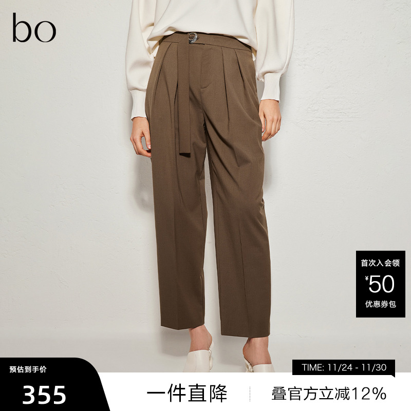 腰头金属绣扣眼，光泽质感金属拉链