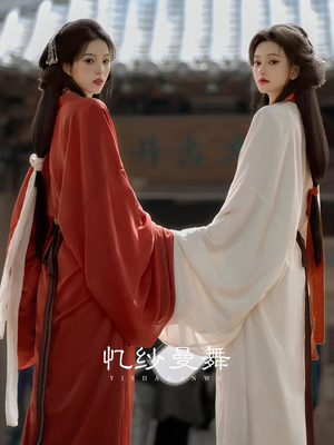 绝美战国袍汉服女款成人古装小个子改良日常舞蹈服马山楚墓覆原款