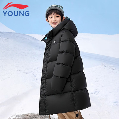 保暖24冬新款印花拼接鸭绒外套