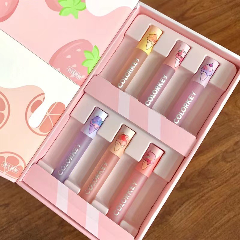 colorkey珂拉琪唇釉樱花礼盒colorkey口红套盒新手学生送女友