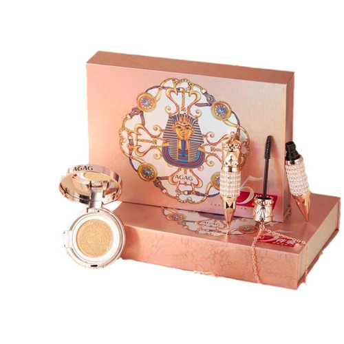 agag女权杖倾慕套盒气垫bb霜三色口红五件套化妆品彩妆套装生日