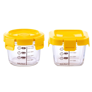 宝宝辅食盒玻璃可蒸煮蛋羹碗存储保鲜专用模具婴儿辅食碗工具全套