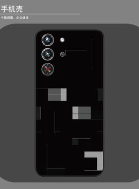 暗黑风努比亚红魔10Pro手机壳定制格调格子NX789J个性潮流红魔10Pro+轻薄保护壳