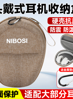 适用漫步者MT6PRO头戴耳机收纳包G2PRO/W830NB双金标头戴式耳机包 索尼WH-1000XM4/5/6头戴耳机保护盒