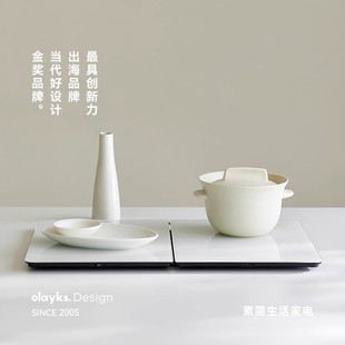 OLAYKS立时暖菜板家用折叠热菜板保温板餐桌垫饭菜加热神器加热板