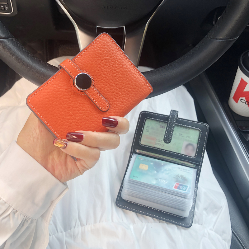 真皮卡包多卡位驾驶证小巧