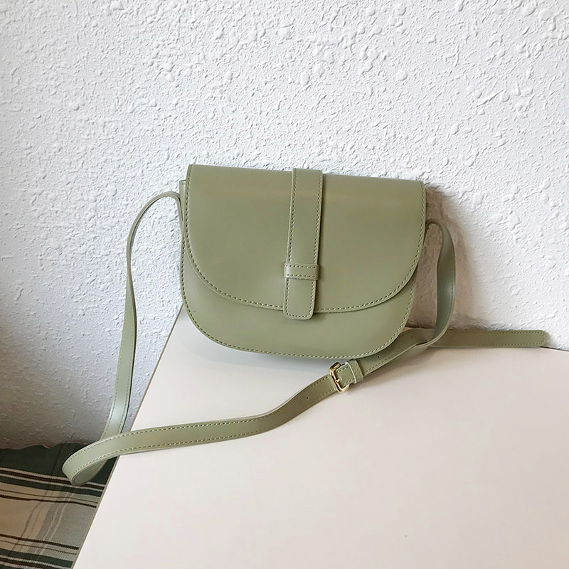 韩国东大门夏季新款时尚纯色单肩半圆马鞍包女包百搭休闲斜挎包包|msdalam kategori Beg kulit/wanita/beg lelaki, beg Ms. - dari Buy2taobao.com untuk memberikan perkhidmatan ejen Taobao profesional membeli