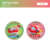 [10cm Color Printed Ball]Super Wings-Green+Pink