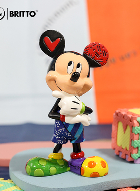 enesco迪士尼米奇摆件6英寸米奇思考手办米老鼠米奇潮玩生日礼物