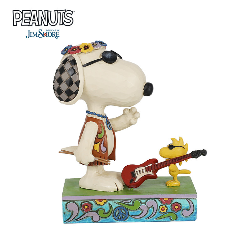 enesco正版史努比jimshore手办snoopy查理莎莉公仔摆件潮玩礼品