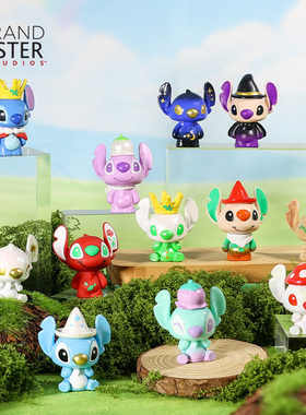 enesco迪士尼百变史迪奇萌粒第6弹森林奇遇史迪仔盲袋盲盒6代