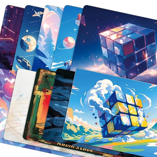 魔方桌垫训练垫儿童魔方垫CFOP还原提速练习垫魔方速拧防水垫子