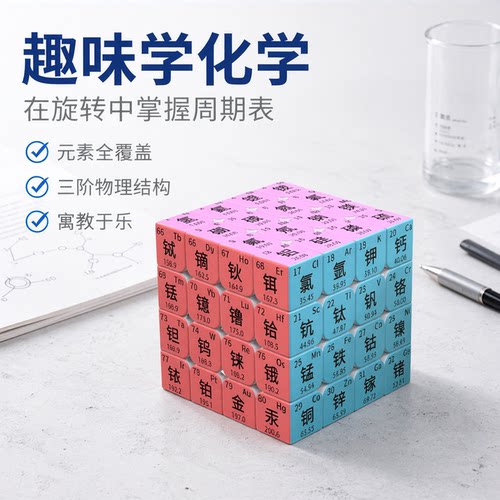 化学元素周期表四阶物理三阶魔方