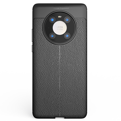 华为mate40防滑皮纹商务手机壳