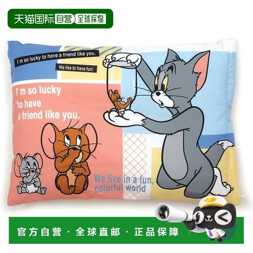 【日本直邮】丸真 Junior Pillow 汤姆和杰瑞 多彩世界4105068500