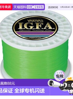 【日本直邮】瓦里瓦斯 尼龙路亚线I.G.F.A. 长款1000m 30lb 亮绿