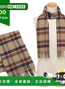 日本直邮JOSHUA ELLIS LXK 51975 男士女士通用围巾 米色多色 经