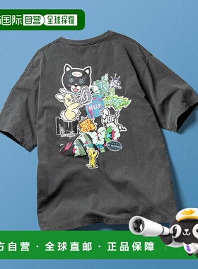 1h可退 日本直邮HUF 男女同款春季花卉印花短袖T恤 25M_TS80240