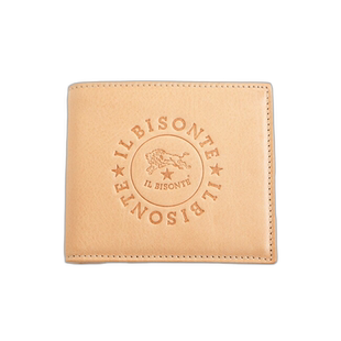 IL BISONTE 双折钱包 2023 春夏大圆标志系列