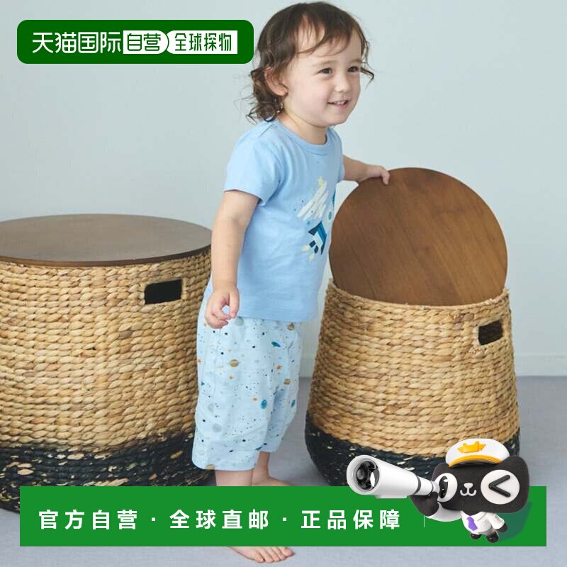 日本直邮petit main 男童睡衣 蓝色