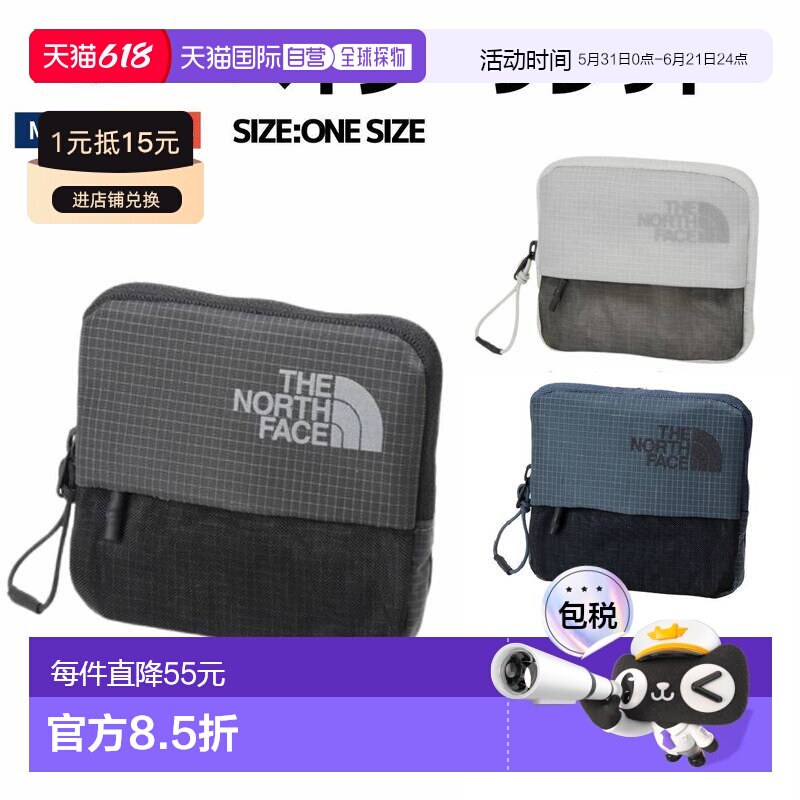 日本直邮The North Face Hazy Wallet男女通用休闲钱包NM82460 K
