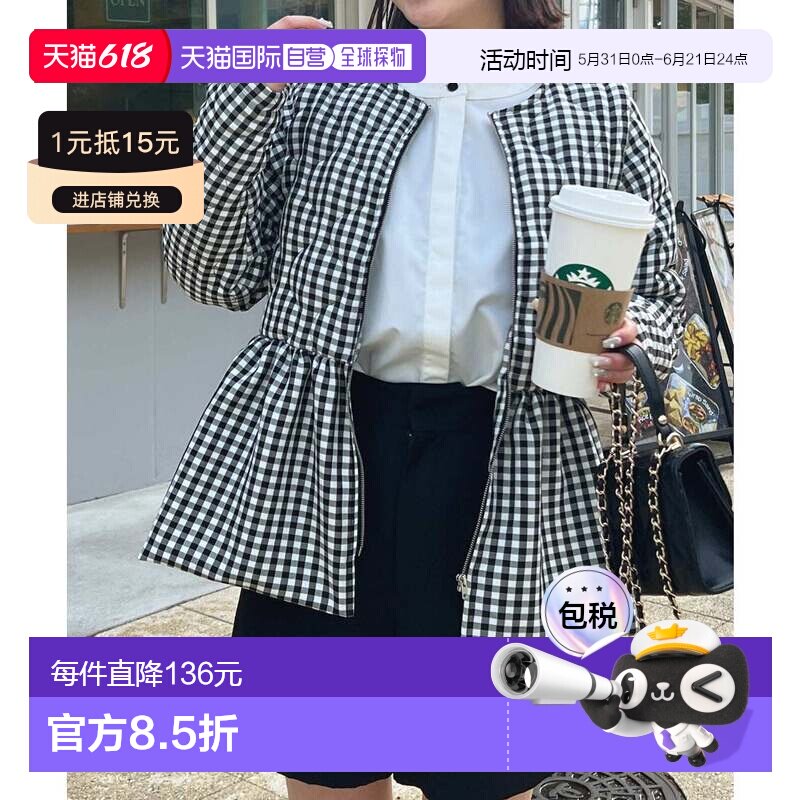 日本直邮KOBE LETTUCE 2Way绗缝百褶夹克 [K1366]羽绒服棉服外套