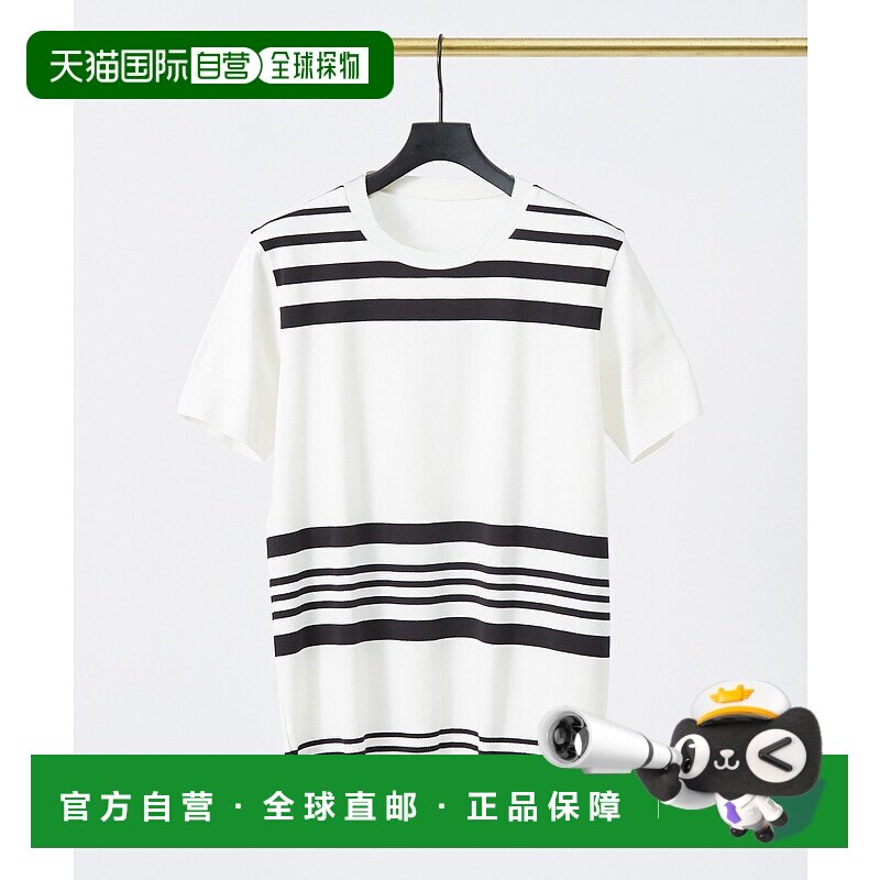 1h可退 日本直邮5351 POUR LES HOMMES 男士圆领针织T恤 02480041
