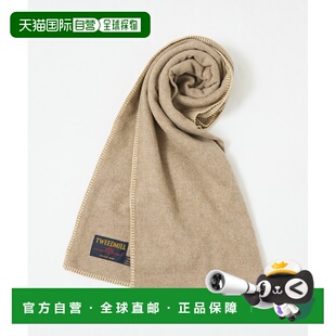 全毛 1h可退 男女同款 MILL 大尺寸拉姆羊绒围巾 日本直邮TWEED