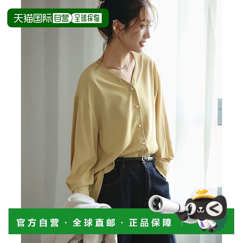 【日本直邮】SAISON DE PAPILLON 雪纺衬衫 Toromi Relax OL Offi