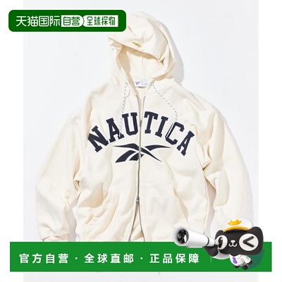 1h可退 日本直邮Reebok×NAUTICA 男装 加厚连帽衫 双拉链设计 限