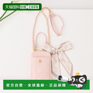 1h可退 日本直邮NICE CLAUP 女装 绗缝手机斜挎包 附丝巾设计 01