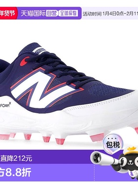 日本直邮New Balance FreshForm 3000v7 铆钉棒球鞋模压红色PL300