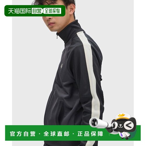 日本直邮FRED PERRY 男女同款 撞色袖运动夹克 J2327