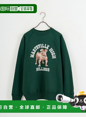 1h可退 日本直邮WAREHOUSE 男装 MARYSVILLE HIGH 圆领拉链袖 拉