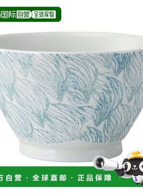 【日本直邮】Hasami ware 碗盘 容量约 800ml 洋葱蓝色 25317瓷器