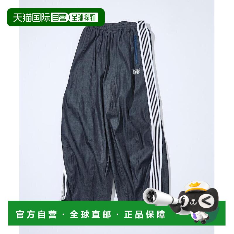 日本直邮Needles 男装 联名款Balloon廓形牛仔裤（6oz靛蓝白配色图片