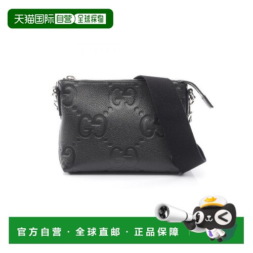 日本直邮中古Gucci古驰女包A级95新Messenger bag邮差包牛皮斜挎