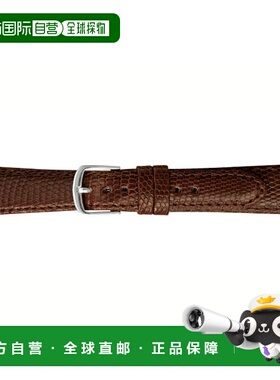 日本直邮BTE020BO BAMBI LEATHER Bambi 皮革深棕色表带