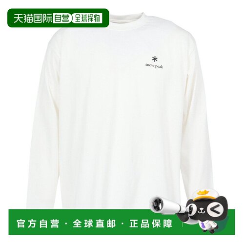 日本直邮Snow Peak 雪之谷男士长袖圆领T恤 Logo OWH NSD-TS-25AU