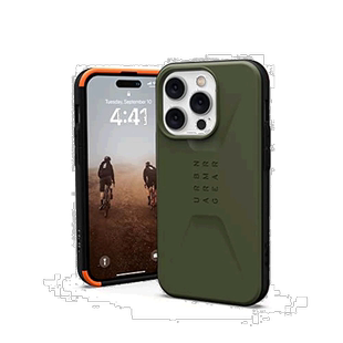 【日本直邮】Urban Armor Gear苹果14Pro手机壳耐撞击CIVILIAN 橄